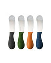 Set 4 cutite pentru unt, diverse culori - NERTHUS