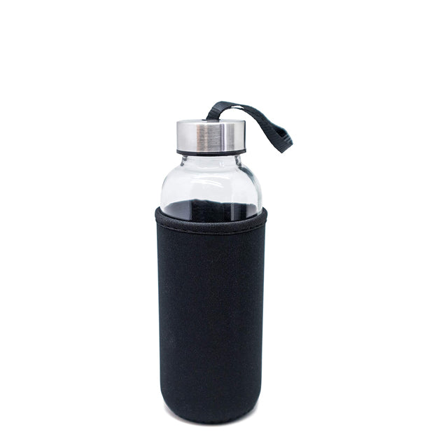 Sticla cu husa din neopren, 400 ml, negru - VIN BOUQUET