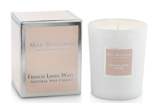 Lumanare parfumata, 125 g, French Linen, Classic - MAX BENJAMIN