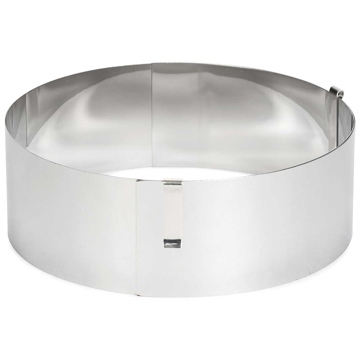 Inel rotund ajustabil pentru prajituri, 13-31 cm, inox - PATISSE