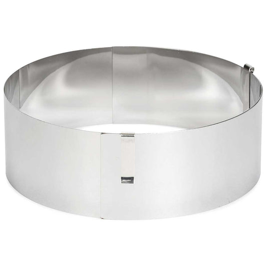 Inel rotund ajustabil pentru prajituri, 13-31 cm, inox - PATISSE