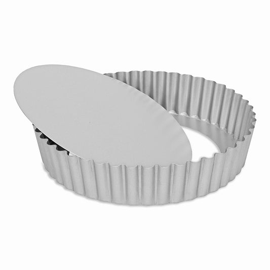Forma adanca pentru tarta, baza detasabila, otel, 20 cm, colectia SilverTop - PATISSE