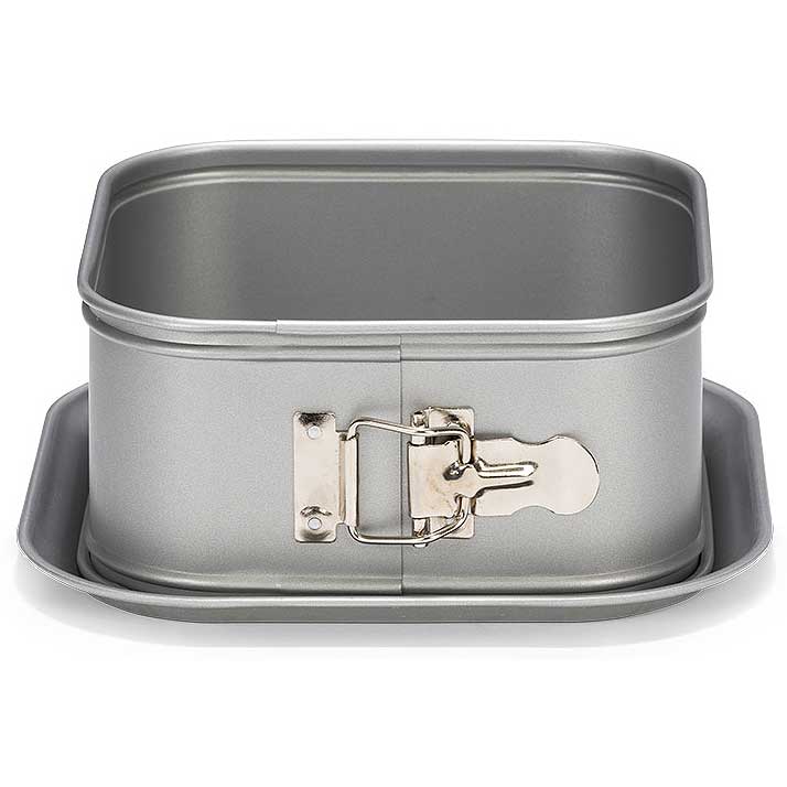 Forma adanca patrata, cu arc, 18x18 cm, otel, colectia SilverTop - PATISSE