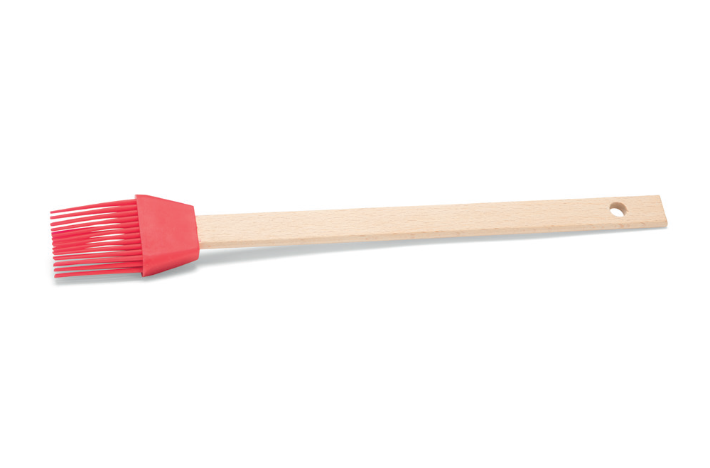 Pensula pentru patiserie, cu peri din silicon rosu,  27 cm - PATISSE