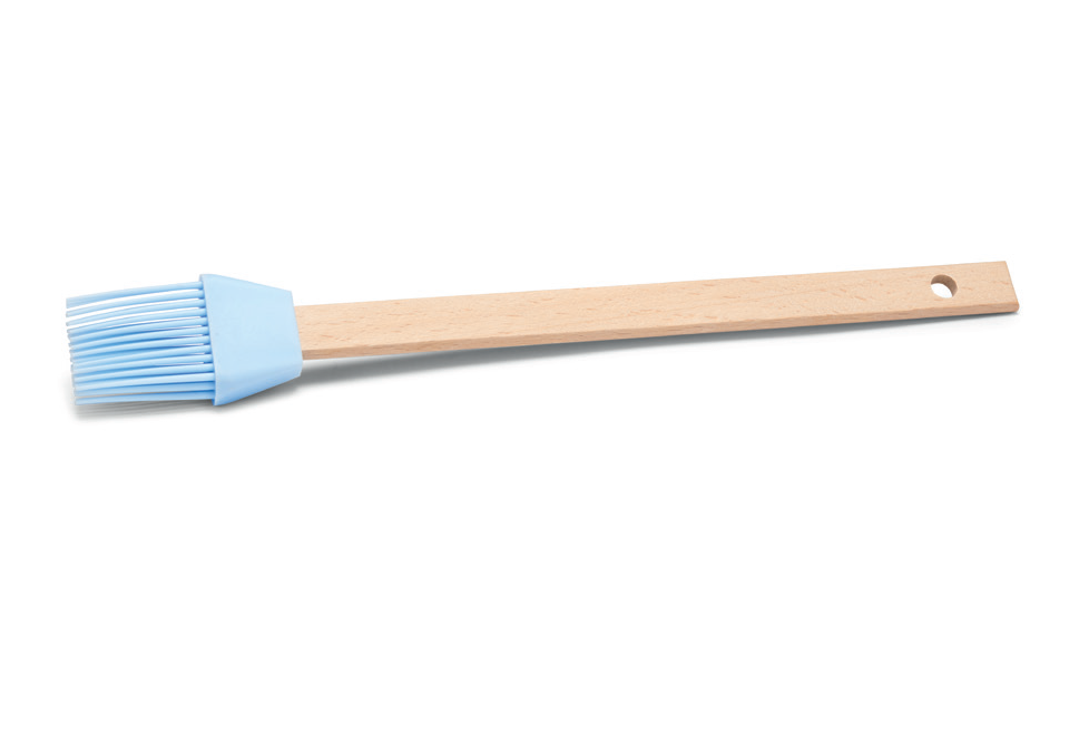 Pensula pentru patiserie, cu peri din silicon bleu,  27 cm - PATISSE