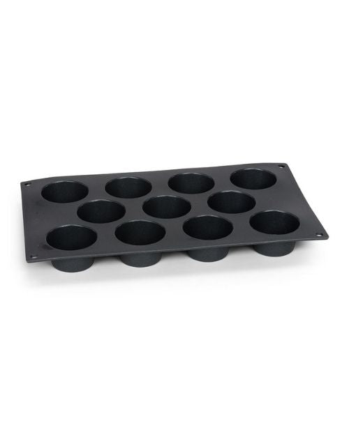 Forma pentru 11 mini briose, 29 cm, silicon platinum - PATISSE