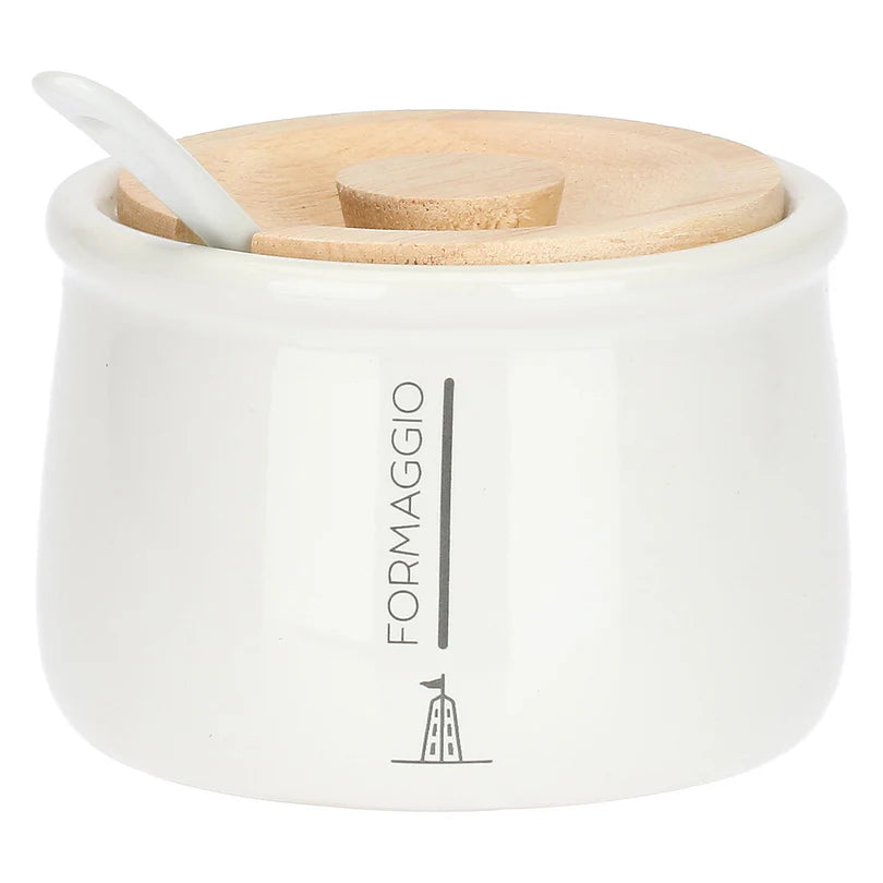 Recipient parmezan, 200 ml, Gli Onesti - LA PORCELLANA BIANCA