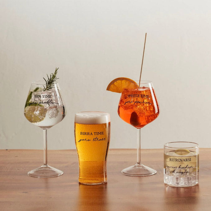 Set 2 pahare de bere, 500 ml, I Garbati - LA PORCELLANA BIANCA