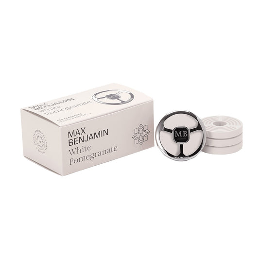 Aromatizator pentru masina cu 4 rezerve, White Pomegranate, Car Fragrance - MAX BENJAMIN