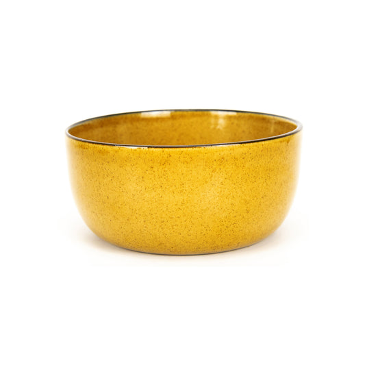 Bol ceramic pentru cereale, 14 cm, Citrino Mustard - VILLACER