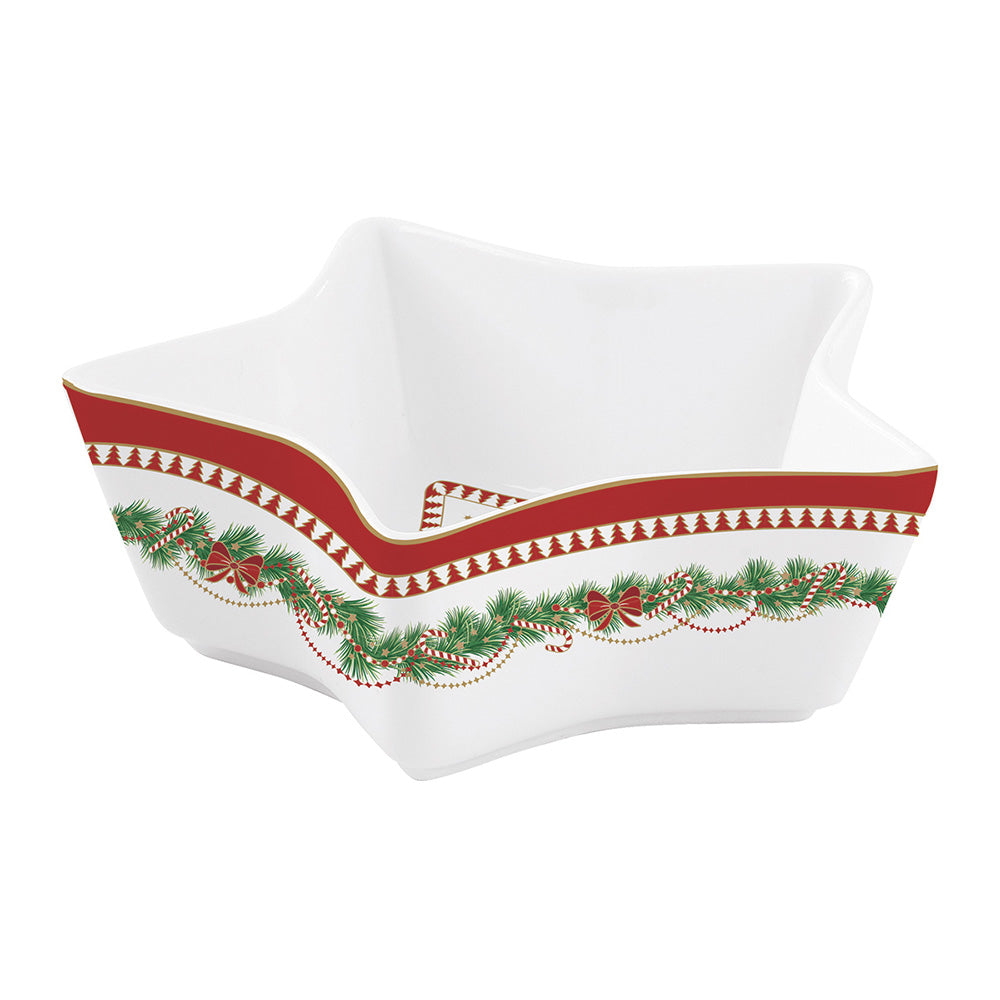 Bol din portelan in forma de stea, 15 cm, Magie Noel - COOKSHOP SPECIALS