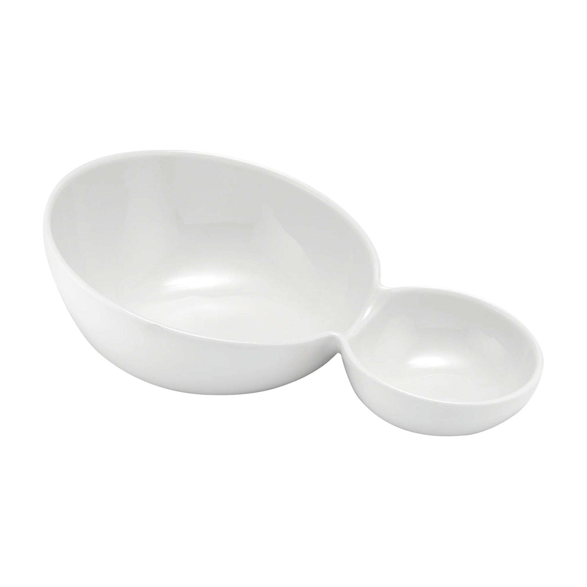 Bol din portelan cu 2 sectiuni, 27x17 cm, Alto - COOKSHOP SPECIALS