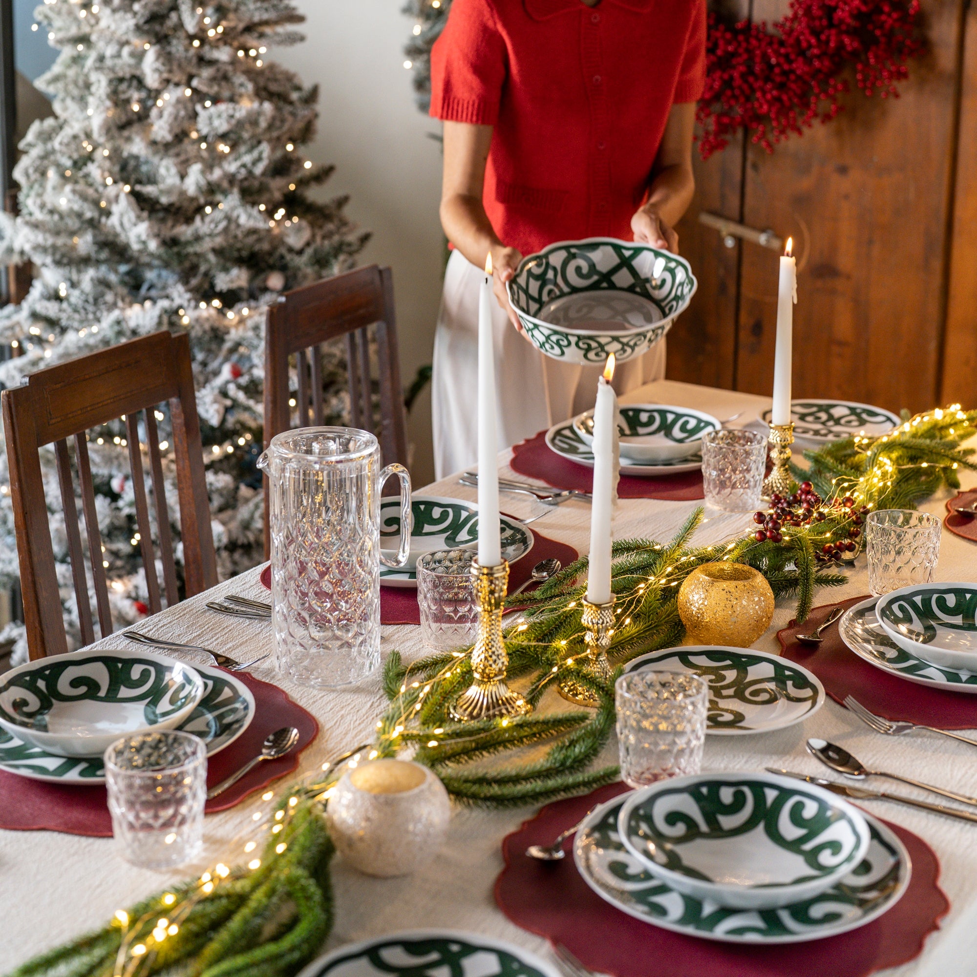 Bol multifunctional, melamina, verde, 30 cm, Harmonia - GUZZINI