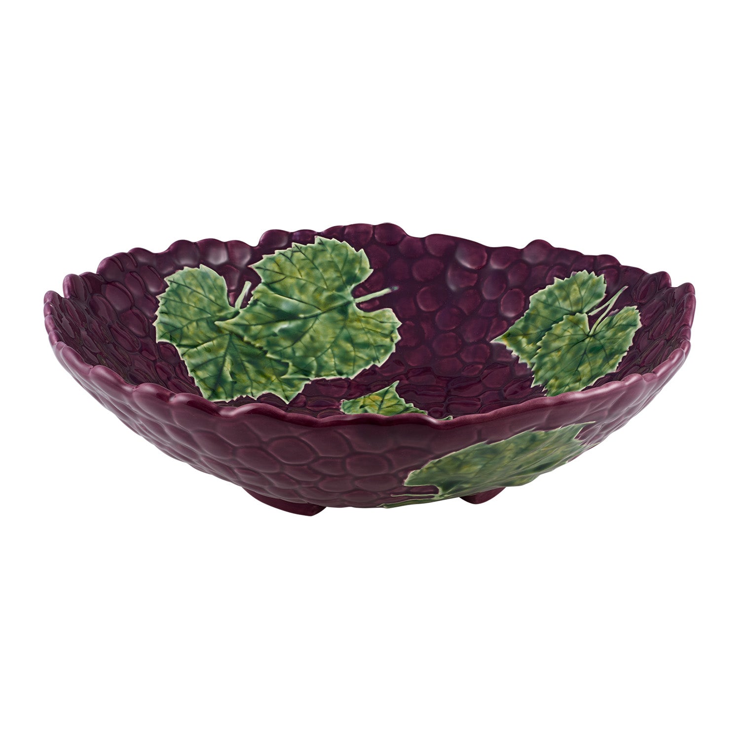 Bol pentru salata, mov, 35 cm, Grapes - BORDALLO PINHEIRO