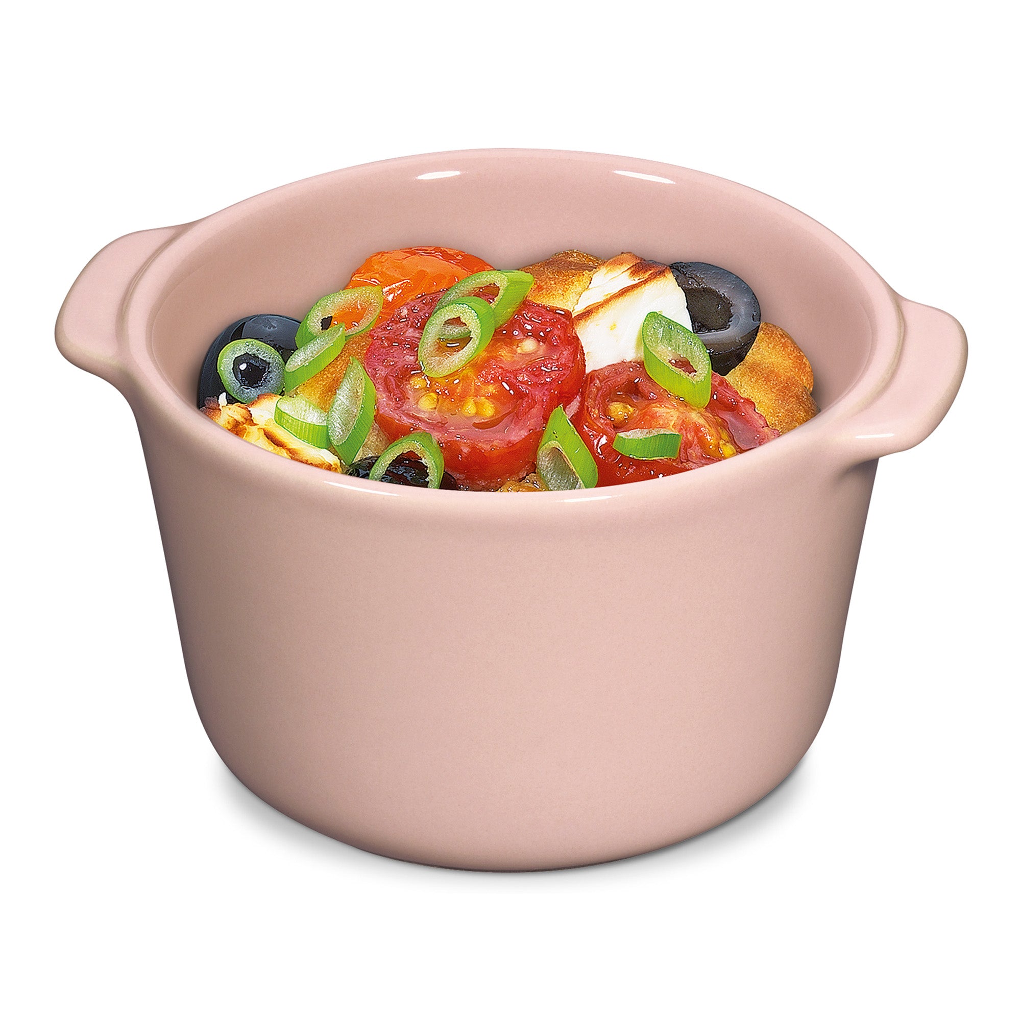 Set 2 boluri ramekin din ceramica, roz, 9 cm, Porto - KUCHENPROFI