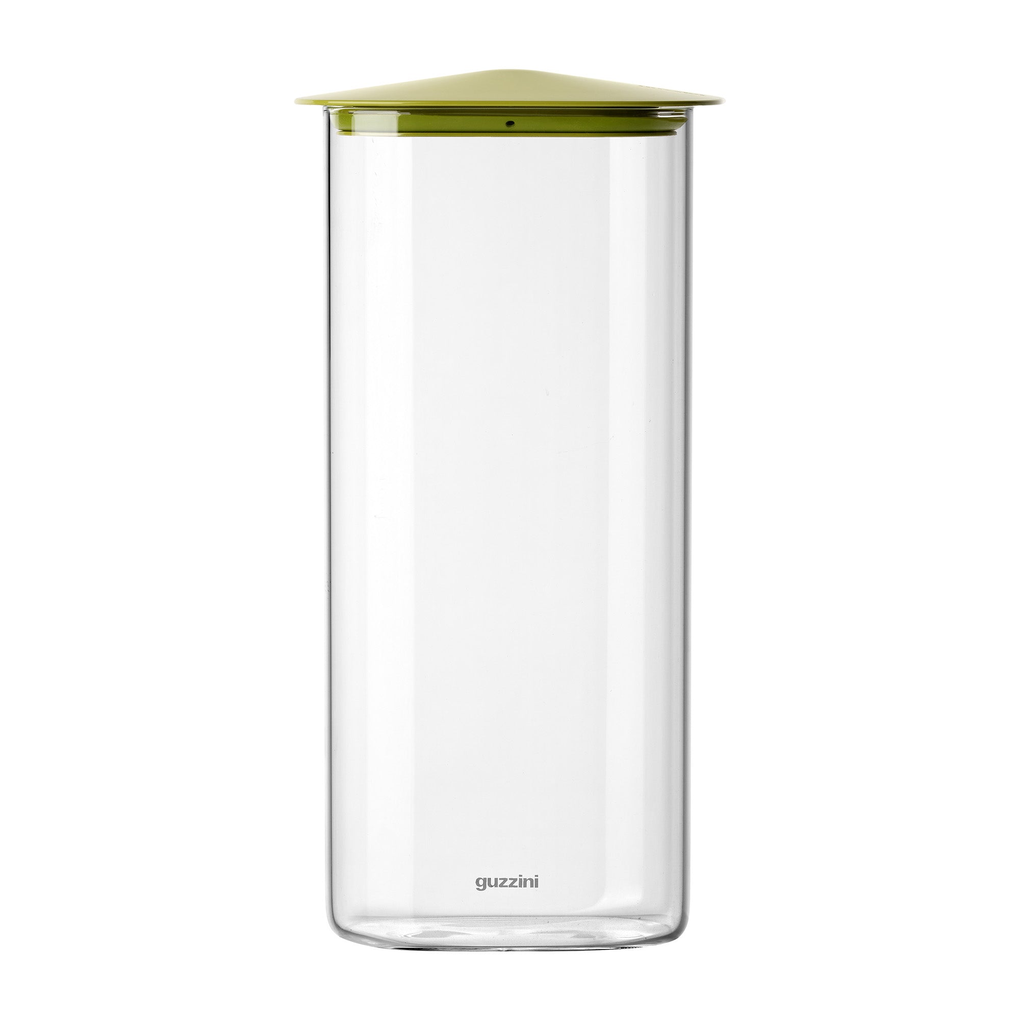 Borcan cu capac verde, form dreptunghiulara, 2100 ml, Fresh & Style - GUZZINI