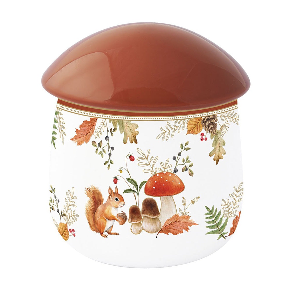 Borcan din portelan cu capac, 15 cm, Forest Breeze - COOKSHOP SPECIALS