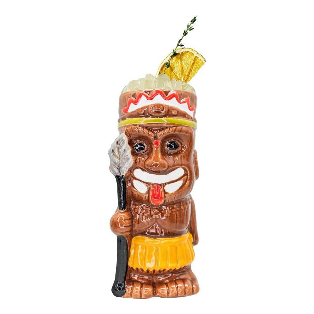 Cana din ceramica, 480 ml, Tiki Warrior - VIN BOUQUET