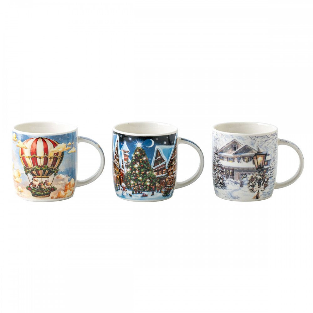 Cana din portelan, 350 ml, Christmas Time - SIMONA'S COOKSHOP - Image 1