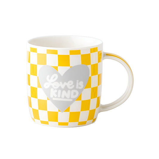 Cana din portelan, 350 ml, Love is kind - COOKSHOP SPECIALS
