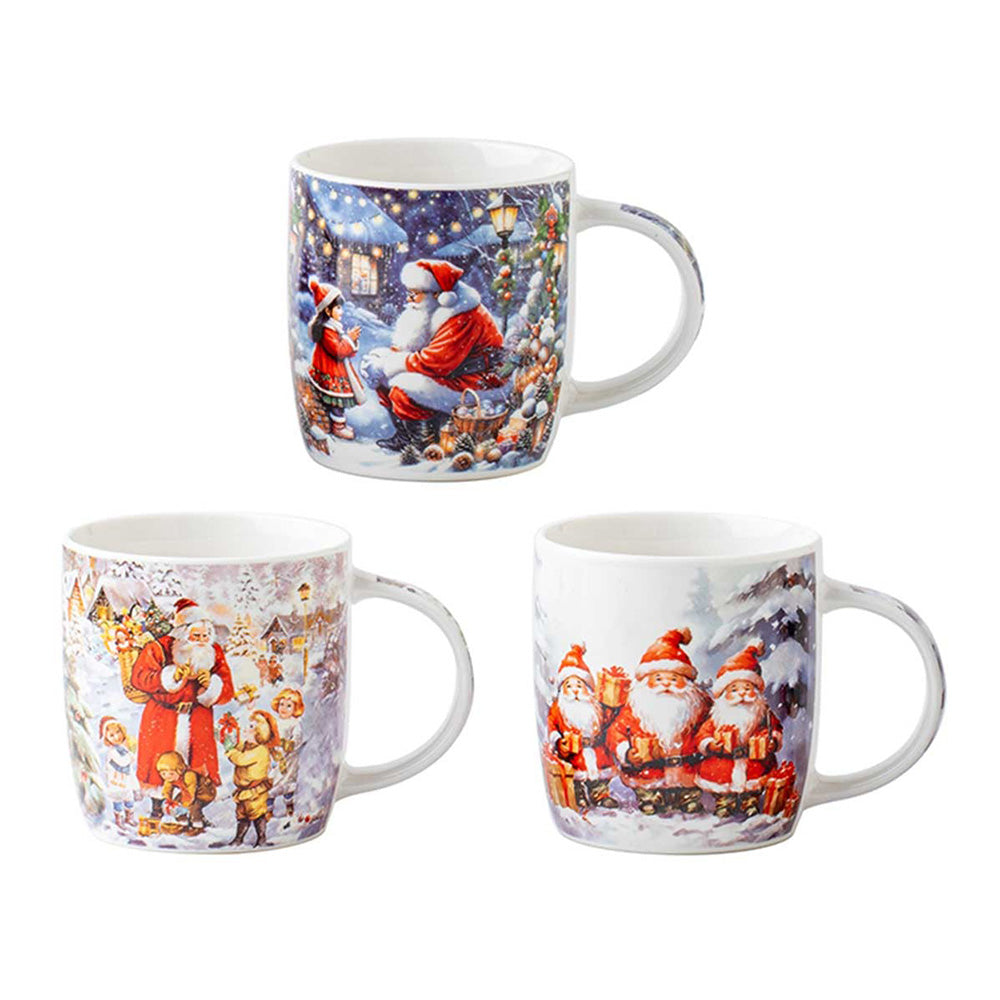 Cana din portelan, 350 ml, Santa Christmas - COOKSHOP SPECIALS