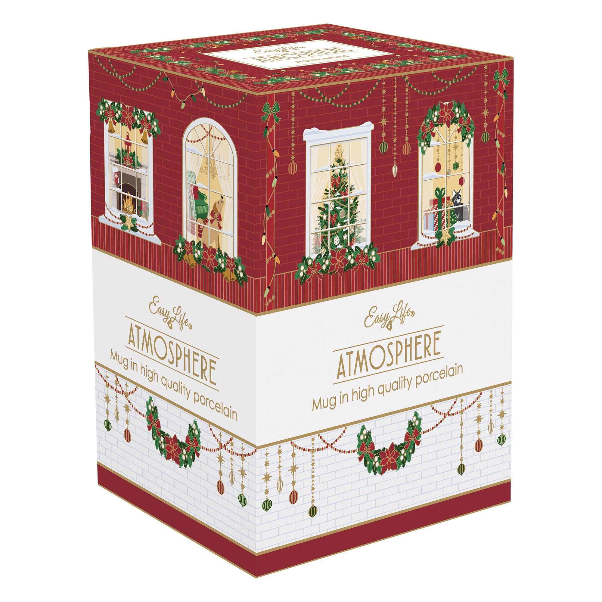 Cana din portelan, 600 ml, Festive Avenue - COOKSHOP SPECIALS