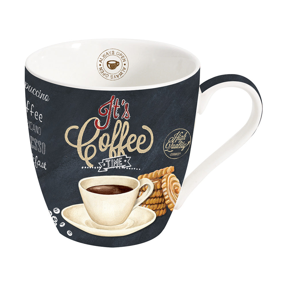Cana din portelan, alb, 350 ml, It's Coffee Time - COOKSHOP SPECIALS