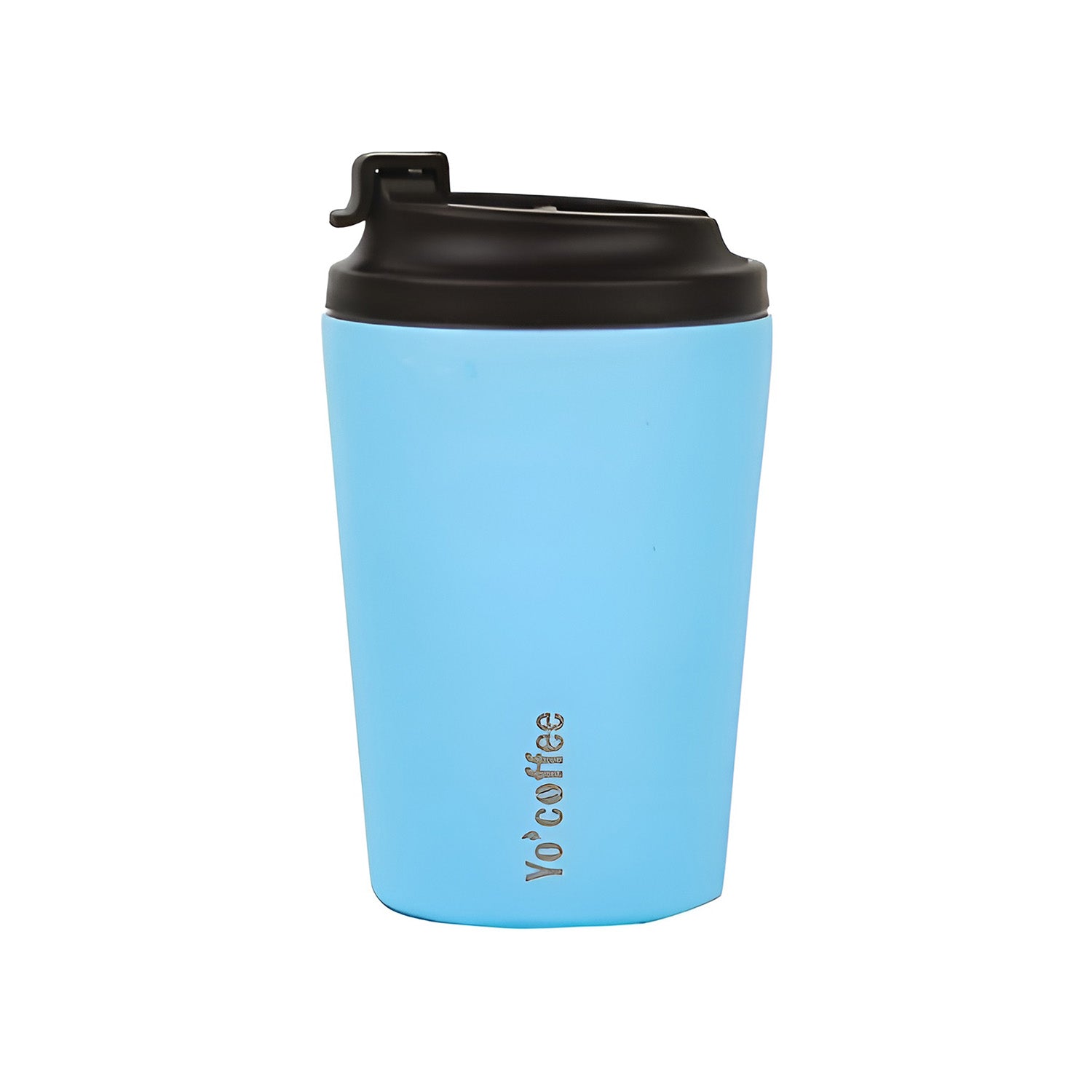 Cana izoterma din inox, 260 ml, albastru, Yo'Coffee - YOKO DESIGN