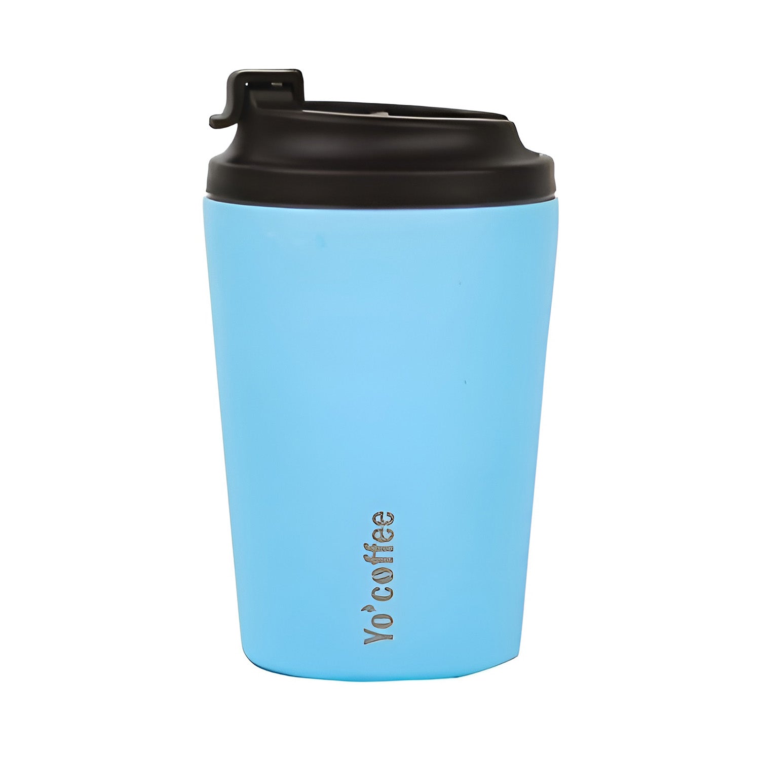 Cana izoterma din inox, 350 ml, albastru, Yo'Coffee - YOKO DESIGN