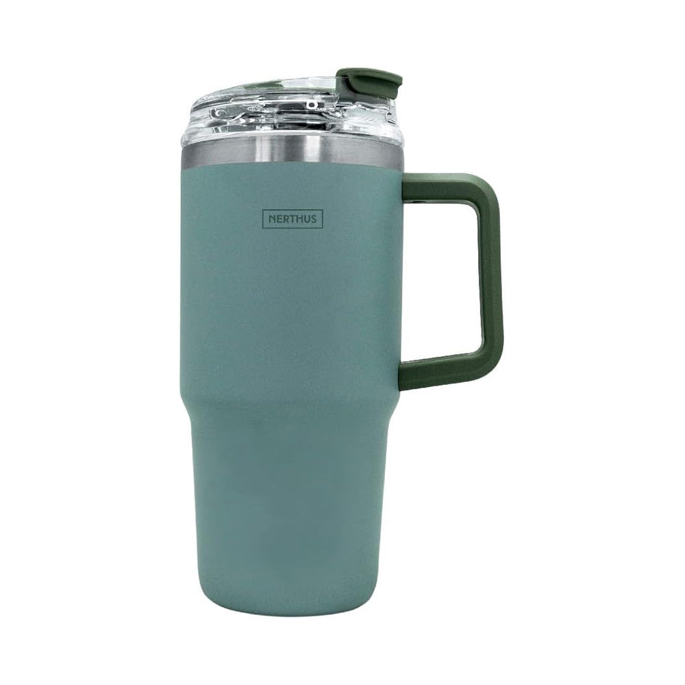 Cana izoterma XL din inox, 600 ml, verde petrol - NERTHUS