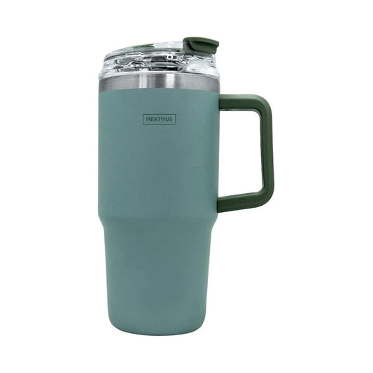 Cana izoterma XL din inox, 600 ml, verde petrol - NERTHUS