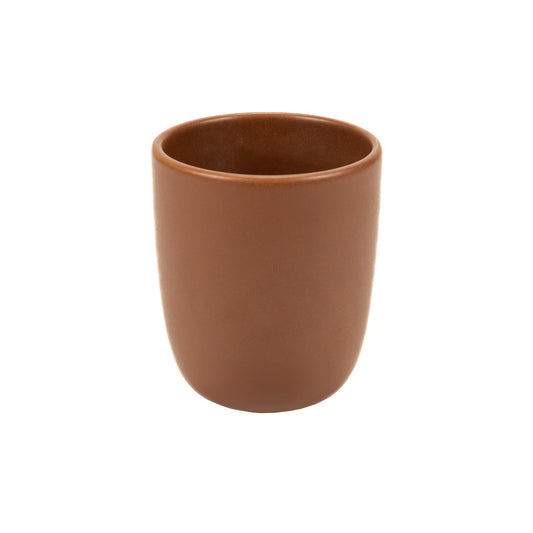 Ceasca ceramica pentru cappuccino, 9 cm, Mira Brown - VILLACER