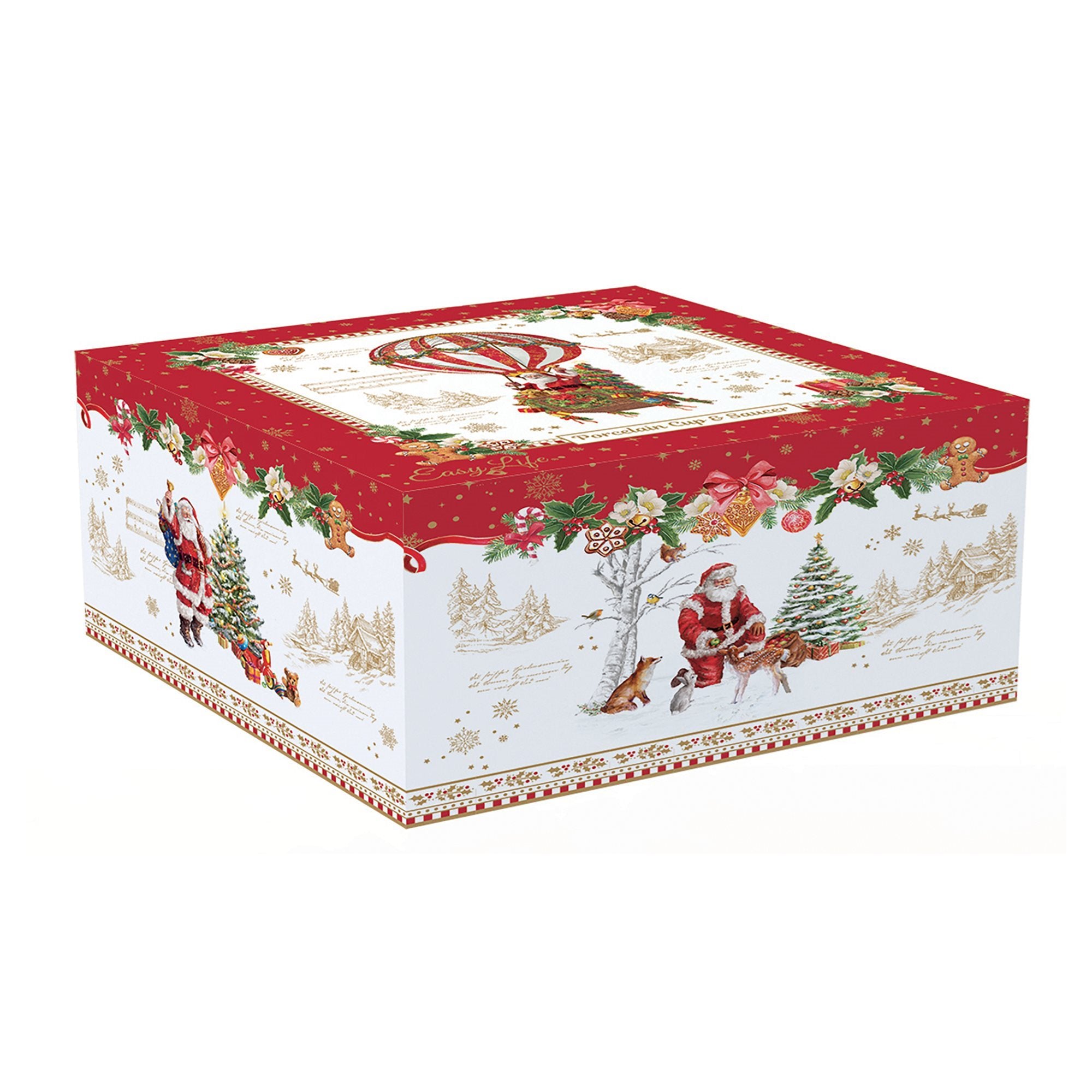Ceasca pentru ceai si farfurie, 250 ml, Christmas Memories - COOKSHOP SPECIALS