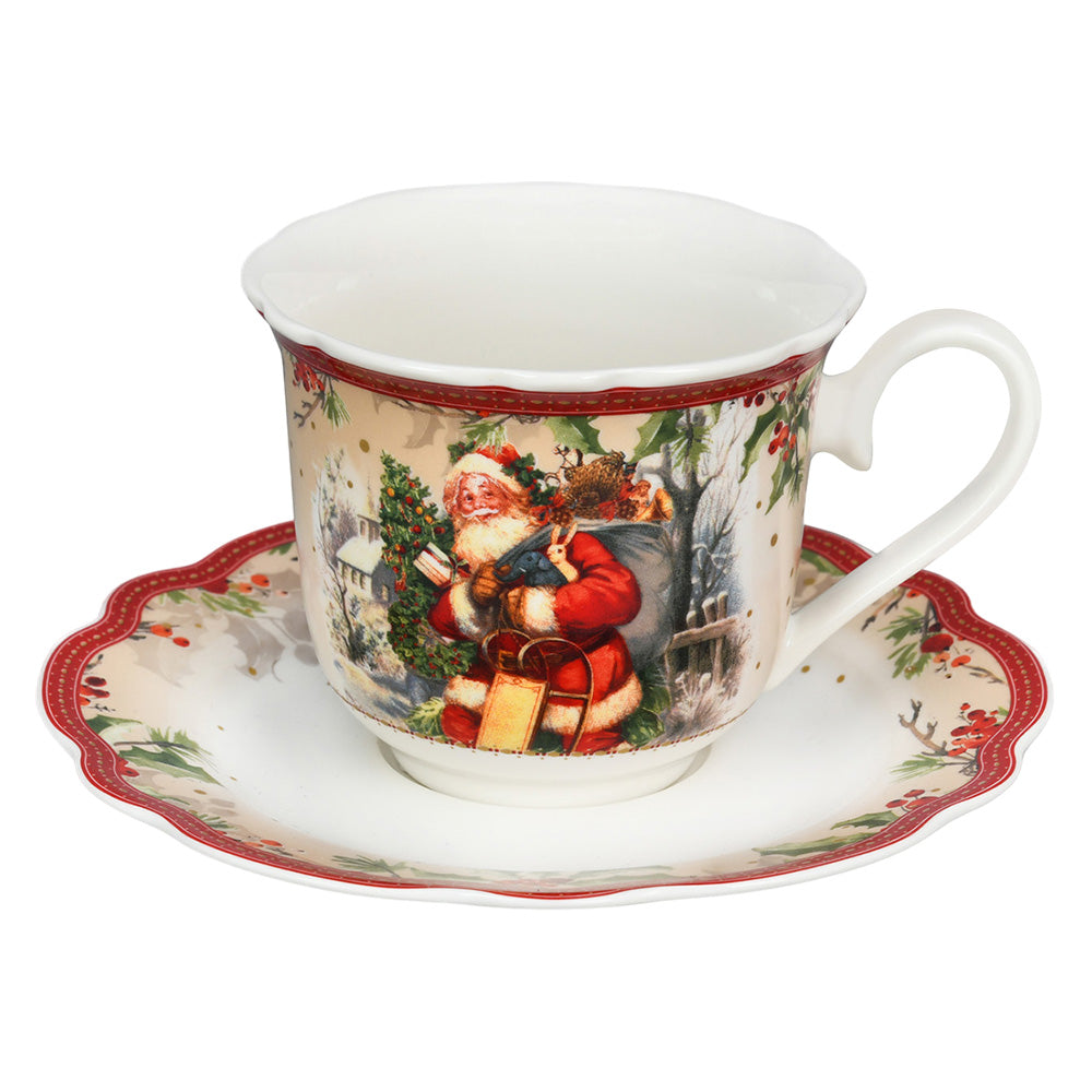 Ceasca pentru ceai si farfurie, 250 ml, Santa Vintage - COOKSHOP SPECIALS