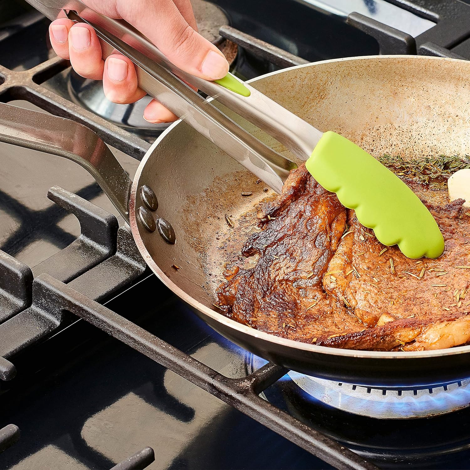 Cleste multifunctional cu capat de silicon, portocaliu, 30 cm - MASTRAD