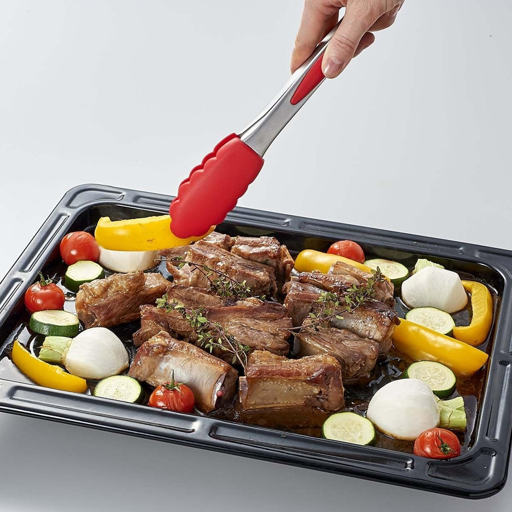 Cleste multifunctional cu capat de silicon, portocaliu, 30 cm - MASTRAD