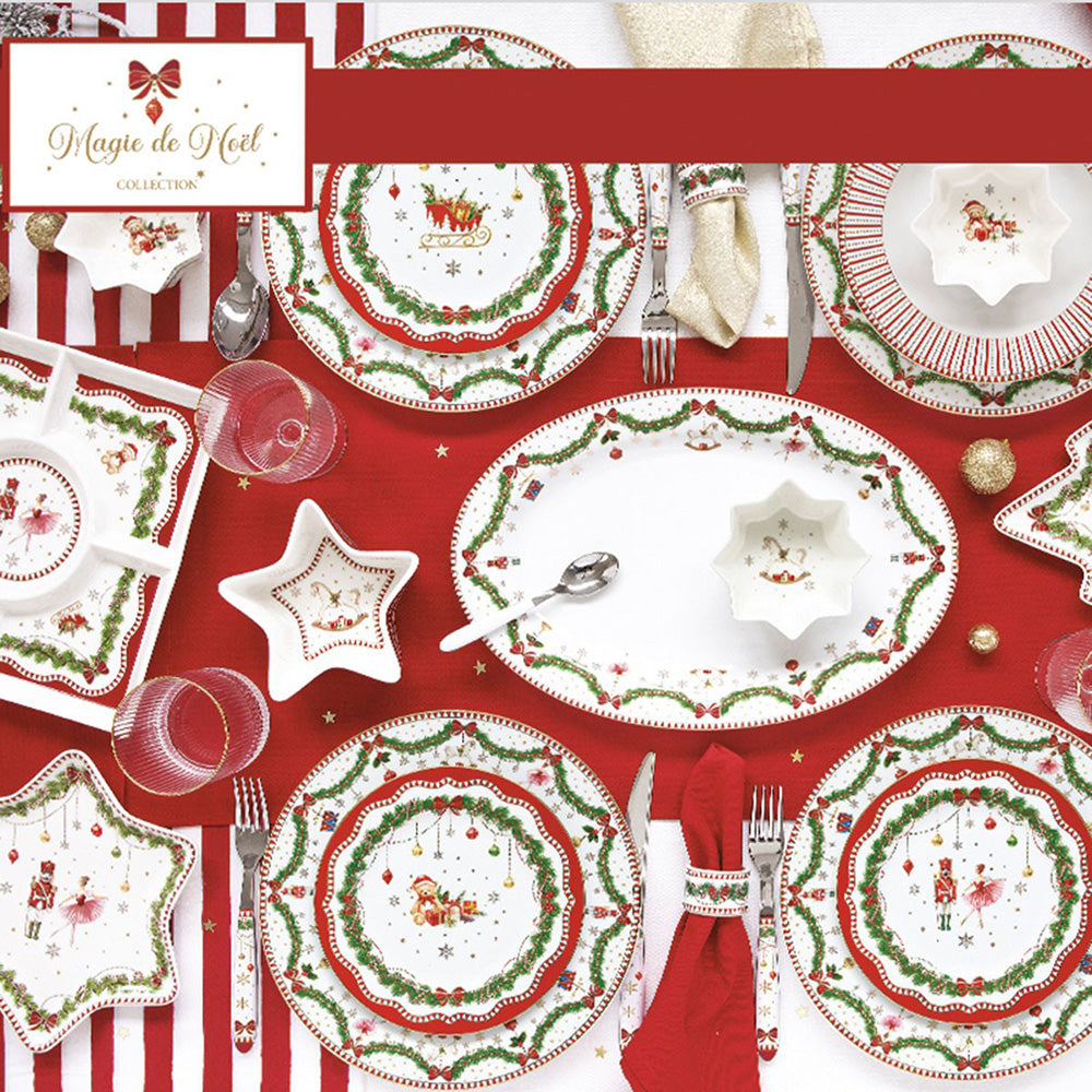 Platou din portelan, 25x17 cm, Magie Noel - SIMONA'S COOKSHOP - Image 1