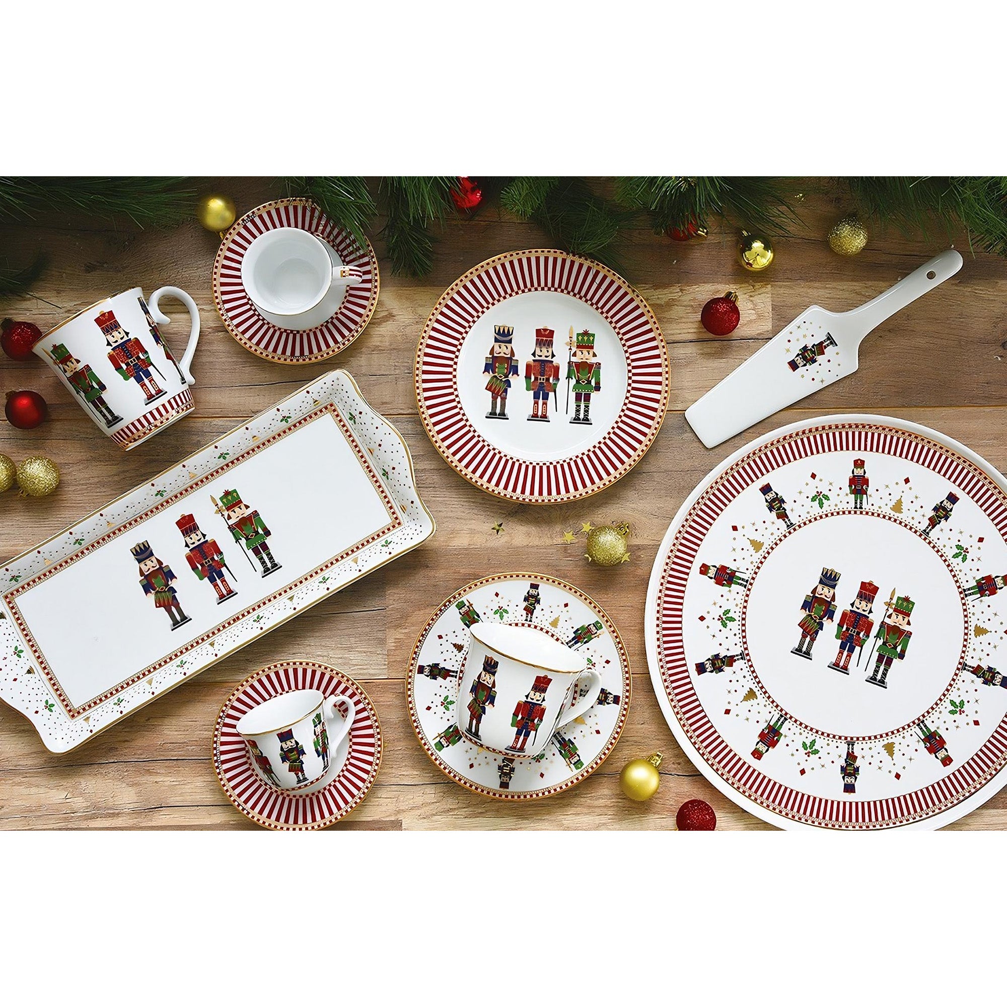 Etajera din portelan, 27 cm, Nutcracker - SIMONA'S COOKSHOP - Image 1