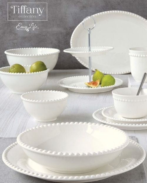 Farfurie pentru desert, portelan, alb, 19 cm, Tiffany - SIMONA'S COOKSHOP - Image 2