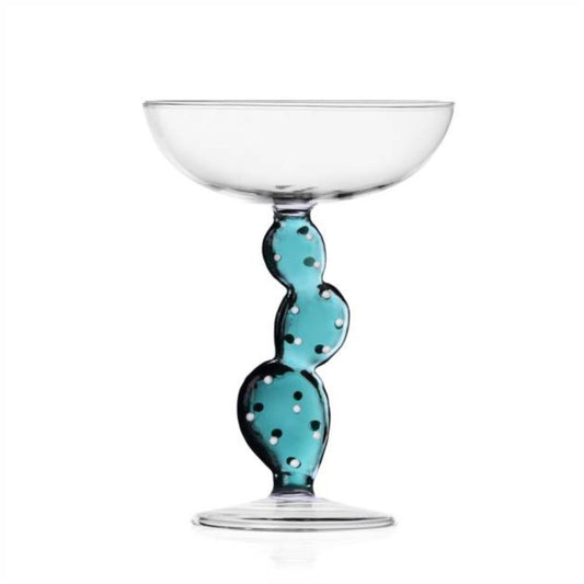 Cupa pentru sampanie, Cactus Petrol Blue, Desert Plants - designer Alessandra Baldereschi - ICHENDORF