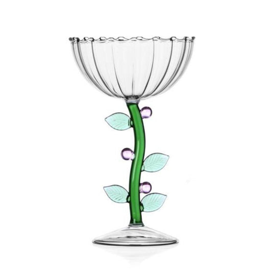 Cupa pentru sampanie, Pink Flower, Botanica - designer Alessandra Baldereschi - ICHENDORF