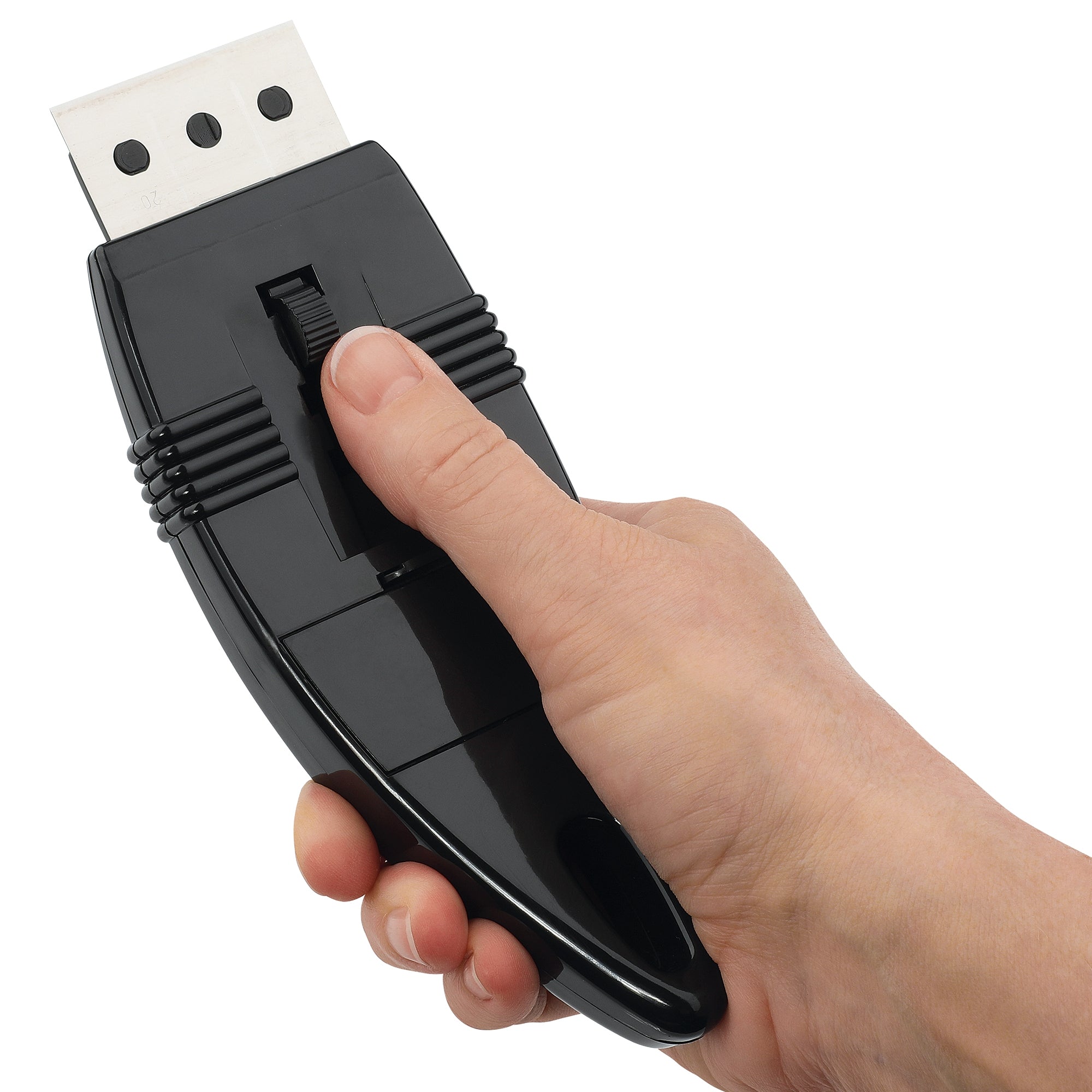 Curatator plita ceramica, negru - KUCHENPROFI