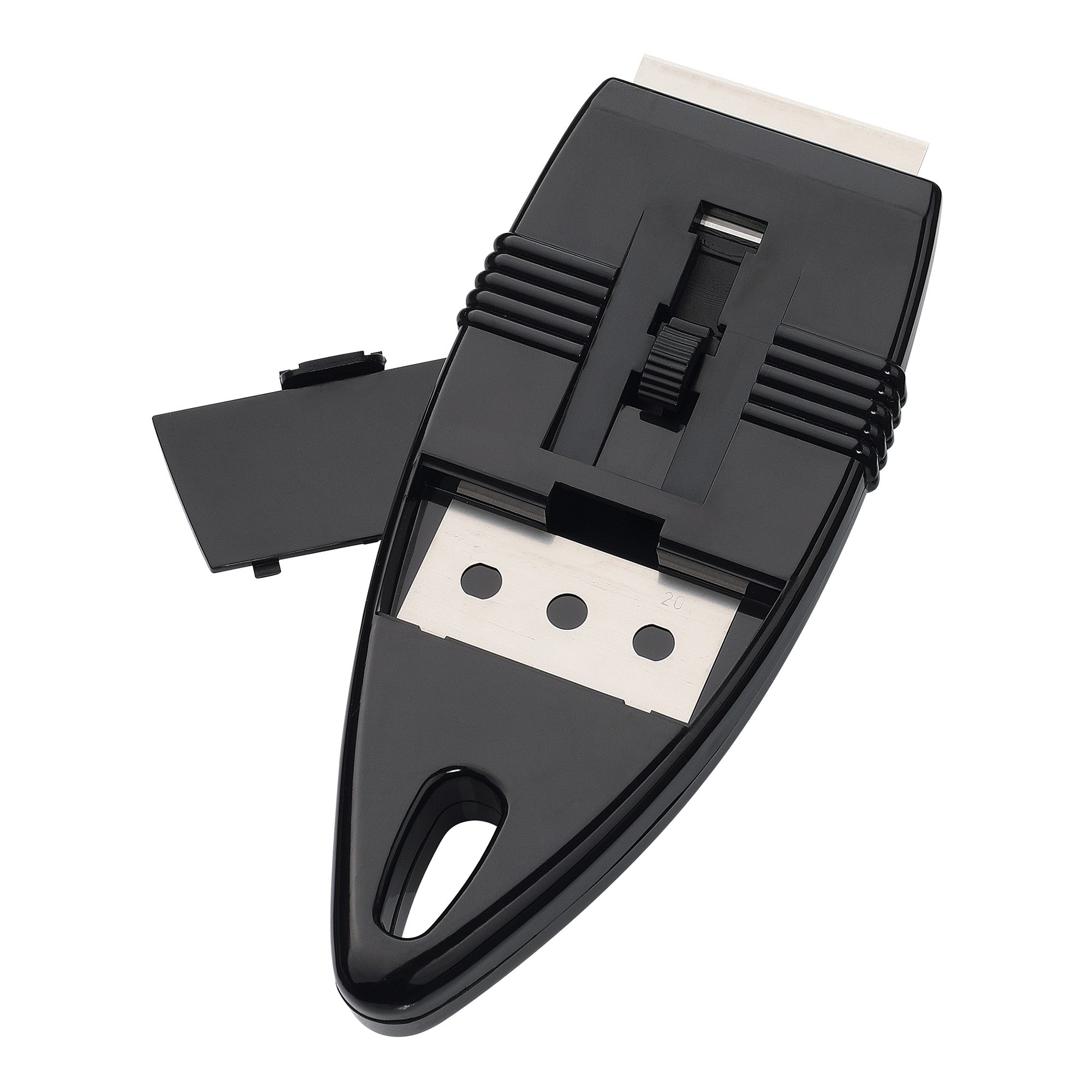 Curatator plita ceramica, negru - KUCHENPROFI