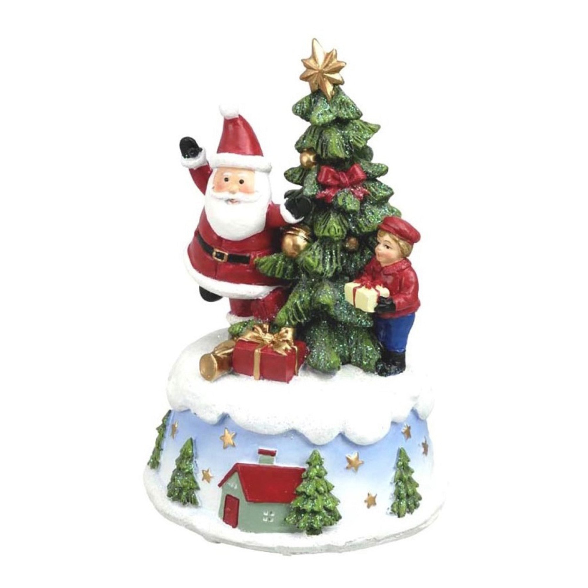 Cutie muzicala Mos langa brad, 16 cm - COOKSHOP SPECIALS