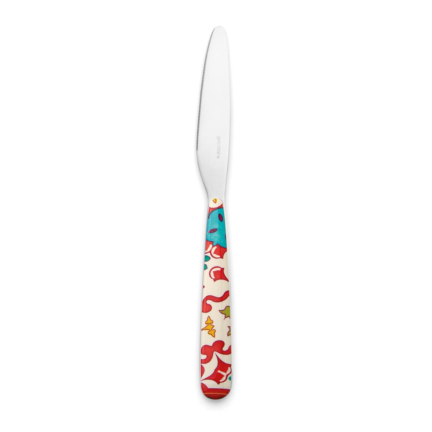 Cutit de masa, otel inoxidabil si acril, rosu, Flower&Lemon - GUZZINI