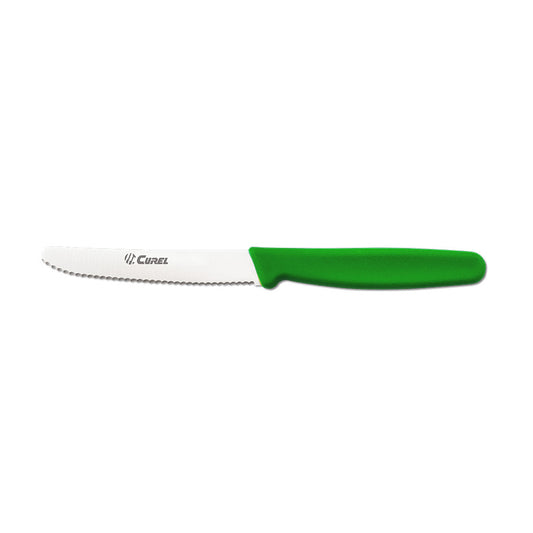 Cutit pentru friptura, otel inoxidabil, verde, Practice - CUREL