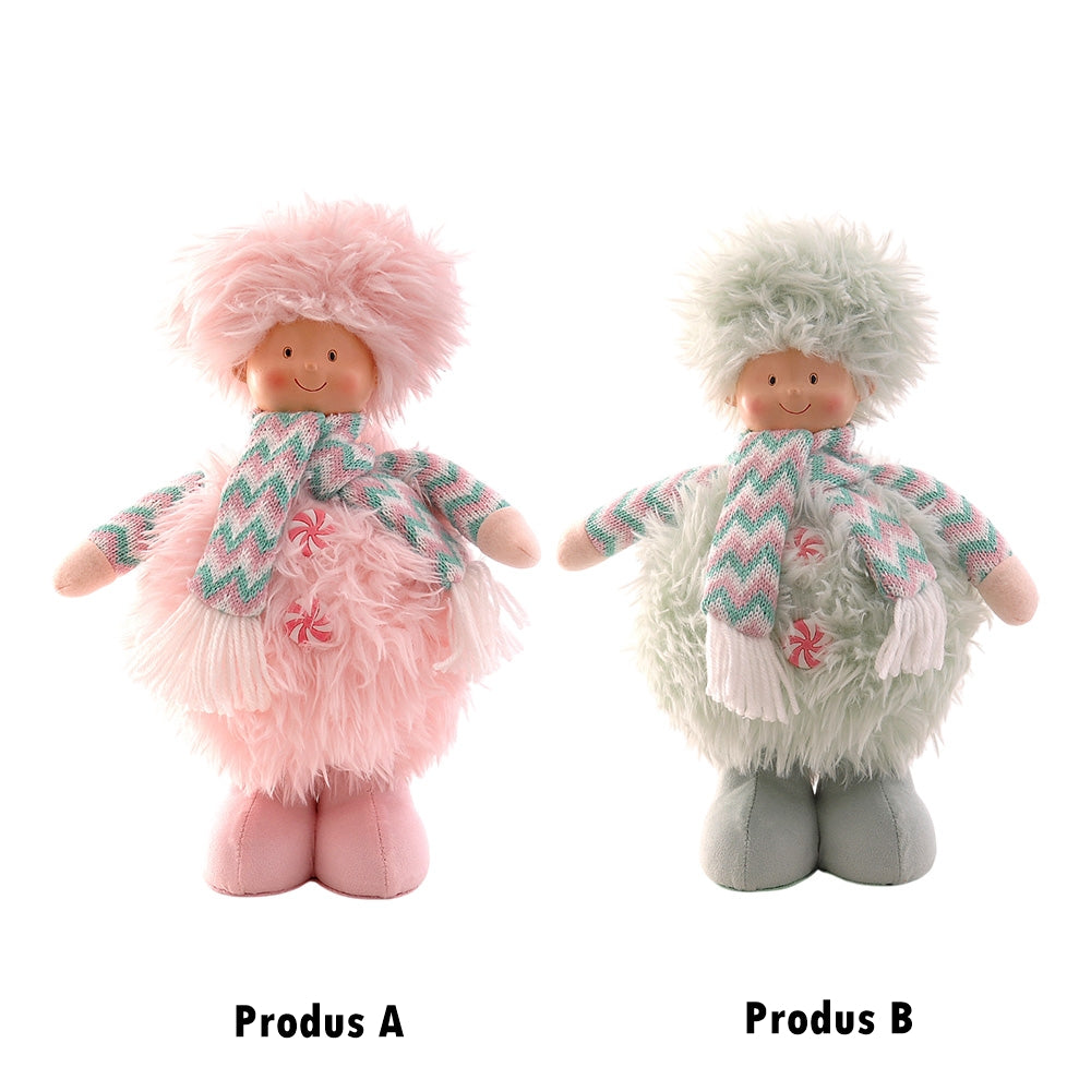 Decoratiune Baby Angel, roz/menta, 32 cm - COOKSHOP SPECIALS