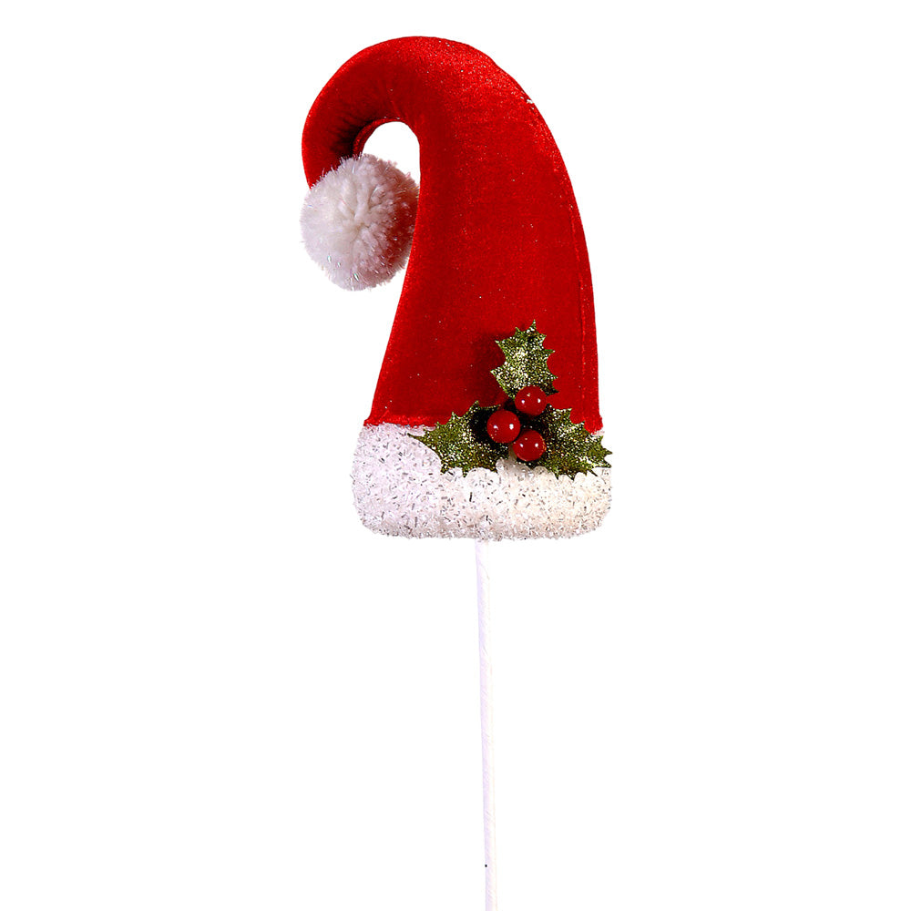 Decoratiune Caciula Mos Craciun, rosu/alb, 71 cm - COOKSHOP SPECIALS