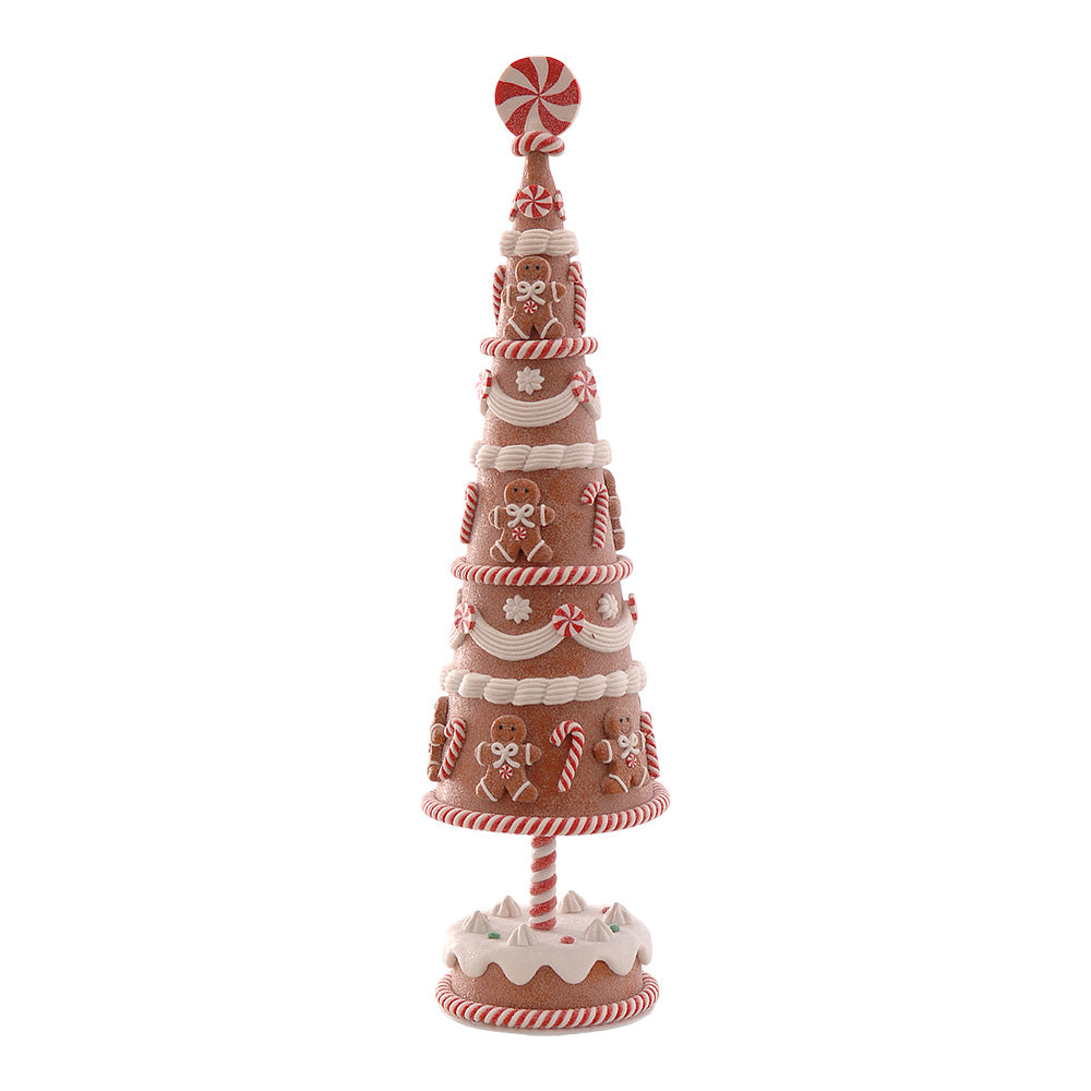 Decoratiune Gingerbread Xmas Tree, maro, 41 cm - COOKSHOP SPECIALS