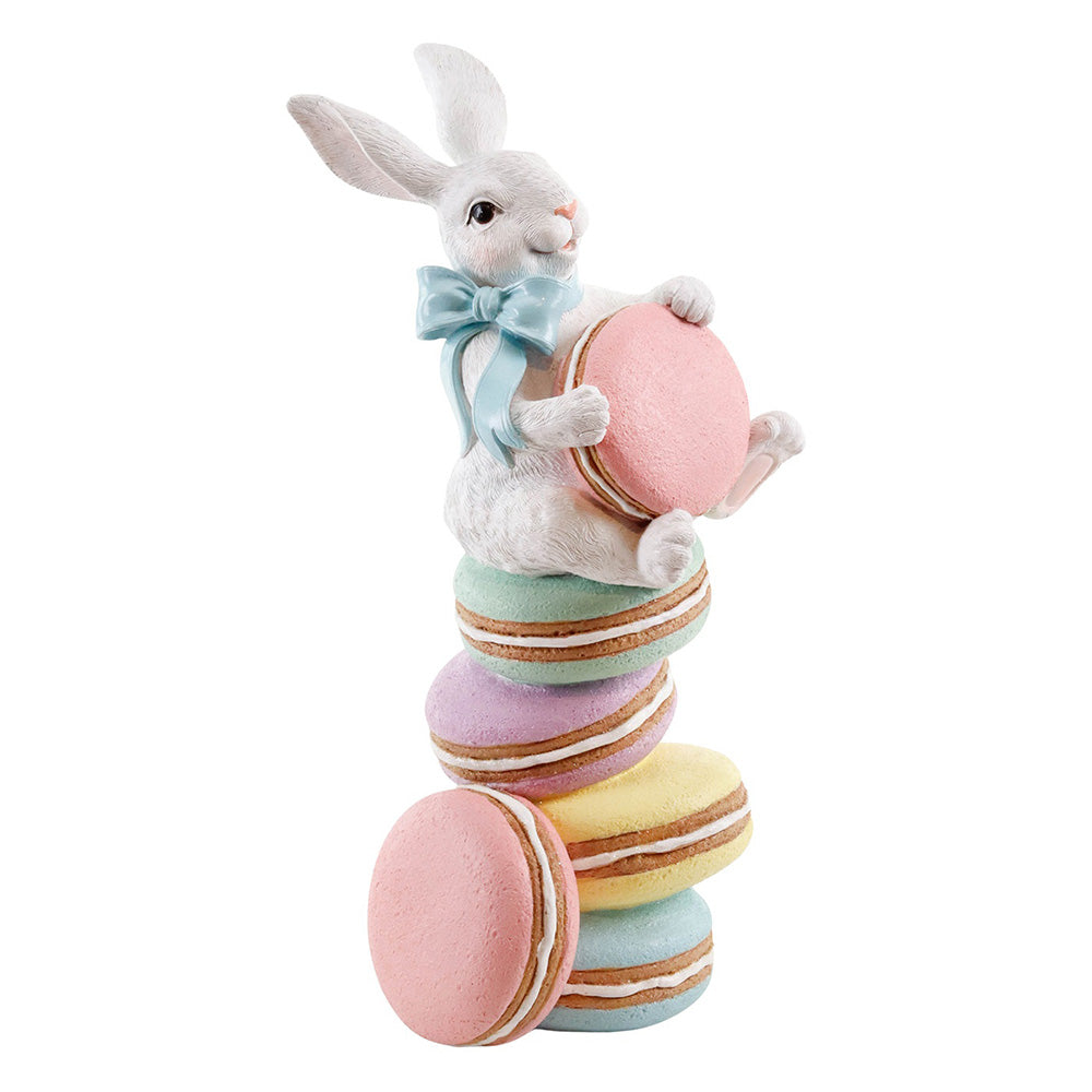 Decoratiune iepure Willow pe macarons, 37 cm - COOKSHOP SPECIALS
